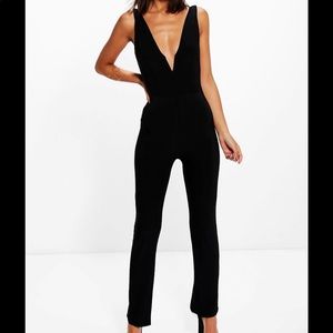 V neck jumpsuit